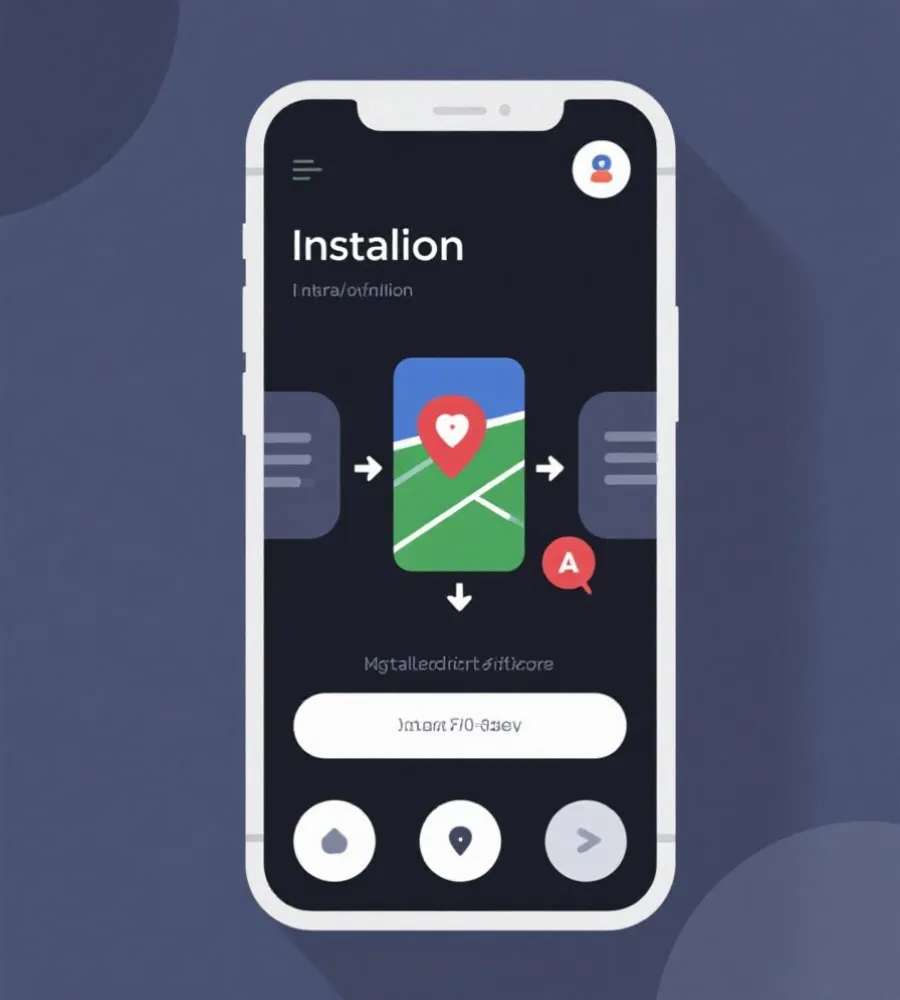 APP下载与安装流程示意图